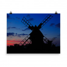 "Dreamy Windmill" (Photo paper poster)