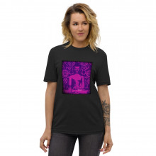 Purple  Buddha Unisex RECYCLED ECO t-shirt