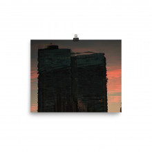 Floating Buildings (Photo paper poster)