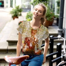 Forest Buddha (All-Over Print Crop Tee)